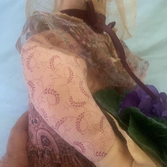 Vintage Muslin Cat Handmade Calico Cotton 27” Long - Picture 12 of 12